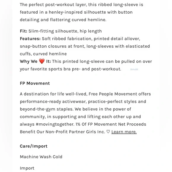 NEW FreePeople Movement Rally Printed
Layer Long Sleeve - Picture 8 of 12